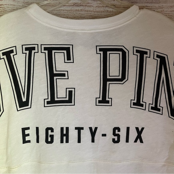 Victoria’s Secret varsity colorblock spell out shirt size xs spirit jersey - Picture 6 of 6